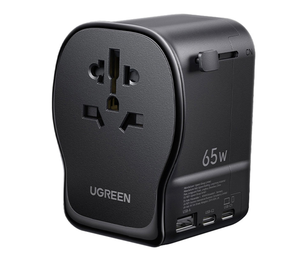 UGREEN Uniwersalny adapter podróżny S550 65W 2x USB-C 1x USB-A - 1488934 - zdjęcie